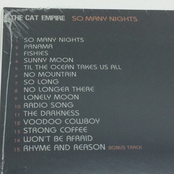 The Cat Empire CD So Many Nights Sealed Canada Promo Jazz Ska Fusion Funk 2007 - Picture 2 of 9